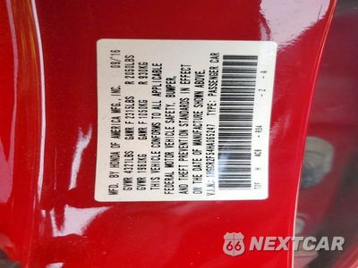 Zdjęcie 12 z 12 samochodu: 2017 HONDA ACCORD SPORT VIN:1HGCR2F54HA065247 - miniatura