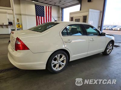 Trzecie zdjęcie samochodu z tyłu: 2012 FORD FUSION SE VIN:3FAHP0HG6CR170762 - miniatura