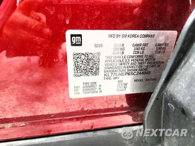 Zdjęcie 14 z 14 samochodu: 2025 CHEVROLET TRAX 1LT VIN:KL77LHEP6SC244048 - miniatura