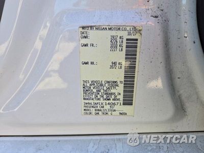 Zdjęcie 12 z 12 samochodu: 2018 NISSAN ALTIMA 2.5 SV VIN:1N4AL3AP1JC140671 - miniatura