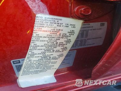 Zdjęcie 12 z 12 samochodu: 2022 GMC SIERRA K1500 ELEVATION VIN:3GTUUCED6NG556139 - miniatura