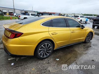 Trzecie zdjęcie samochodu z tyłu: 2020 HYUNDAI SONATA SEL PLUS VIN:5NPEJ4J29LH021091 - miniatura