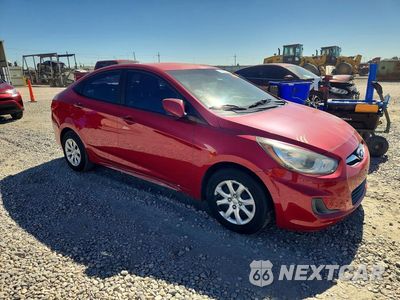 Czwarte zdjęcie samochodu z boku: 2014 HYUNDAI ACCENT GLS VIN:KMHCT4AE3EU597470 - miniatura