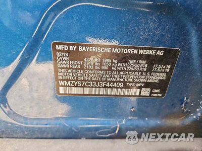 Zdjęcie 12 z 12 samochodu: 2018 MINI COOPER COUNTRYMAN VIN:WMZYS7C33J3F44409 - miniatura