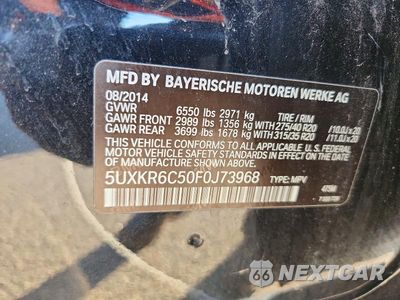 Zdjęcie 14 z 14 samochodu: 2015 BMW X5 XDRIVE50I VIN:5UXKR6C50F0J73968 - miniatura