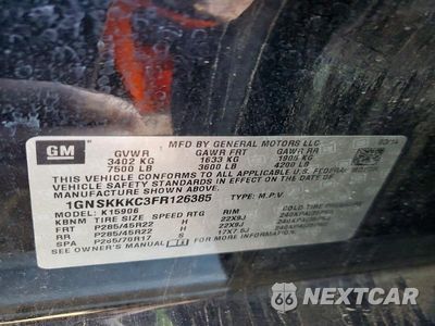 Zdjęcie 13 z 13 samochodu: 2015 CHEVROLET SUBURBAN K1500 LTZ VIN:1GNSKKKC3FR126385 - miniatura