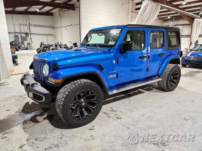 2021 JEEP WRANGLER UNLIMITED SAHARA 1C4HJXEG9MW855376 - główne zdjęcie licytacji z USA - miniatura