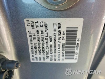 Zdjęcie 14 z 14 samochodu: 2018 HONDA CR-V EXL VIN:7FARW1H88JE014063 - miniatura