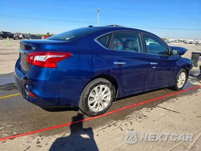 Trzecie zdjęcie samochodu z tyłu: 2017 NISSAN SENTRA SV VIN:3N1AB7AP3HY378501 - miniatura