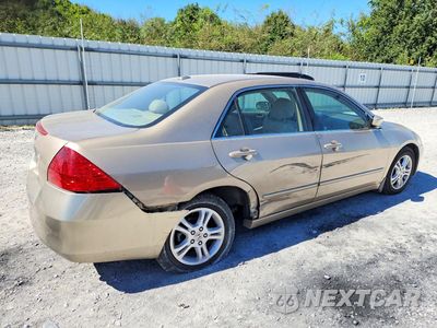 Trzecie zdjęcie samochodu z tyłu: 2007 HONDA ACCORD EX VIN:1HGCM56827A049511 - miniatura