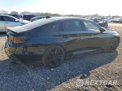 Trzecie zdjęcie samochodu z tyłu: 2021 HONDA ACCORD SPORT VIN:1HGCV1F38MA070904 - miniatura