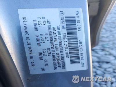 Zdjęcie 12 z 12 samochodu: 2012 MAZDA 3 I VIN:JM1BL1V84C1678043 - miniatura