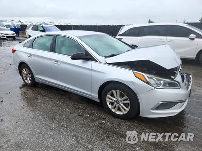 Czwarte zdjęcie samochodu z boku: 2017 HYUNDAI SONATA SE VIN:5NPE24AF8HH483360 - miniatura