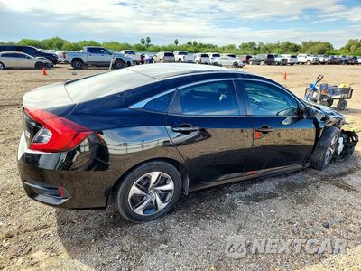 Trzecie zdjęcie samochodu z tyłu: 2020 HONDA CIVIC LX VIN:19XFC2F63LE022899 - miniatura