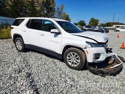 Czwarte zdjęcie samochodu z boku: 2023 CHEVROLET TRAVERSE LS VIN:1GNEVFKW2PJ213023 - miniatura