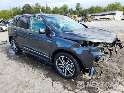 Czwarte zdjęcie samochodu z boku: 2019 FORD EDGE TITANIUM VIN:2FMPK3K95KBB40256 - miniatura