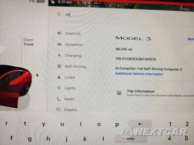 Zdjęcie 9 z 13 samochodu: 2022 TESLA MODEL 3 VIN:5YJ3E1EA3NF361575 - miniatura
