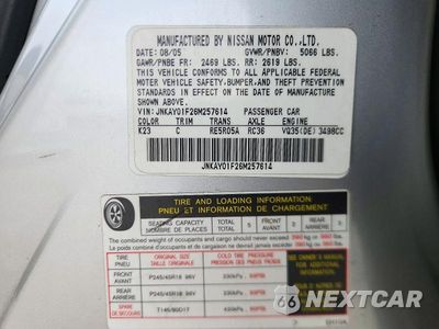 Zdjęcie 12 z 12 samochodu: 2006 INFINITI M35 BASE VIN:JNKAY01F26M257614 - miniatura