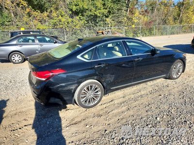 Trzecie zdjęcie samochodu z tyłu: 2017 GENESIS G80 3.8 VIN:KMHGN4JE2HU192068 - miniatura