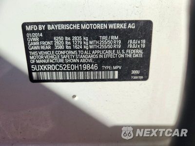 Zdjęcie 13 z 13 samochodu: 2014 BMW X5 XDRIVE35I VIN:5UXKR0C52E0H19846 - miniatura