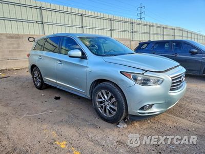 Czwarte zdjęcie samochodu z boku: 2014 INFINITI QX60 BASE VIN:5N1AL0MN4EC528661 - miniatura