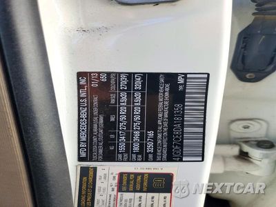 Zdjęcie 12 z 12 samochodu: 2013 MERCEDES-BENZ GL 450 4MATIC VIN:4JGDF7CE8DA181358 - miniatura