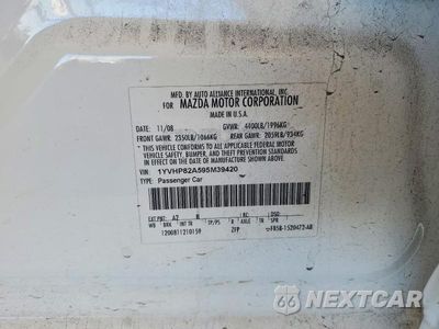 Zdjęcie 12 z 12 samochodu: 2009 MAZDA 6 I VIN:1YVHP82A595M39420 - miniatura