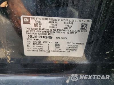 Zdjęcie 12 z 12 samochodu: 2015 CHEVROLET SILVERADO K1500 HIGH COUNTRY VIN:3GCUKTEC9FG390889 - miniatura