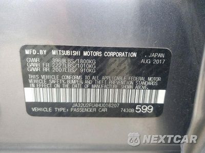 Zdjęcie 12 z 12 samochodu: 2017 MITSUBISHI LANCER ES VIN:JA32U2FU4HU016207 - miniatura