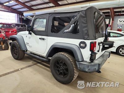 Drugie zdjęcie samochodu z przodu: 2016 JEEP WRANGLER SPORT VIN:1C4AJWAG4GL187445 - miniatura
