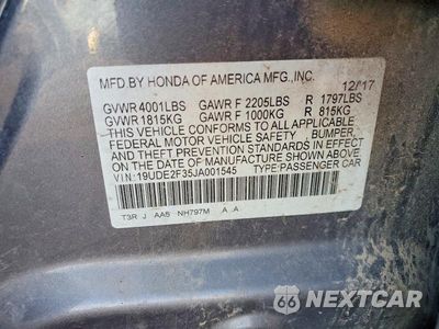 Zdjęcie 12 z 12 samochodu: 2018 ACURA ILX BASE WATCH PLUS VIN:19UDE2F35JA001545 - miniatura