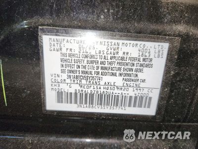 Zdjęcie 12 z 12 samochodu: 2025 NISSAN SENTRA SV VIN:3N1AB8CV5SY357741 - miniatura
