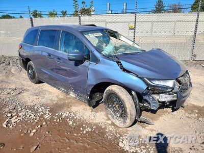 Czwarte zdjęcie samochodu z boku: 2025 HONDA ODYSSEY EXL VIN:5FNRL6H62SB023939 - miniatura