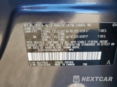 Zdjęcie 12 z 12 samochodu: 2017 TOYOTA RAV4 LE VIN:2T3ZFREV4HW363021 - miniatura