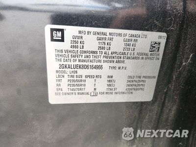 Zdjęcie 13 z 13 samochodu: 2013 GMC TERRAIN SLT VIN:2GKALUEK8D6164966 - miniatura