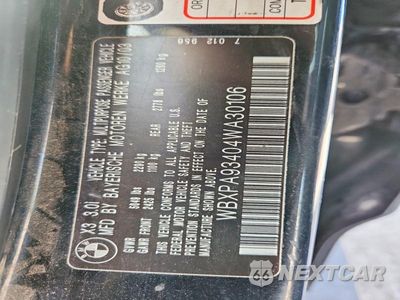 Zdjęcie 12 z 12 samochodu: 2004 BMW X3 3.0I VIN:WBXPA93404WA30106 - miniatura