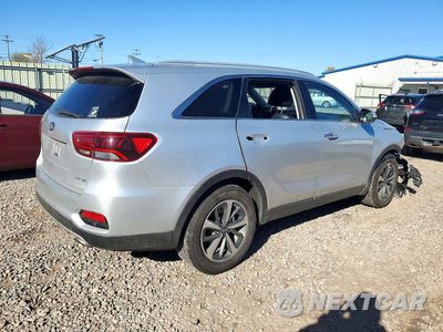 Trzecie zdjęcie samochodu z tyłu: 2019 KIA SORENTO EX V6 VIN:5XYPHDA53KG567793 - miniatura