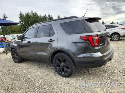 Drugie zdjęcie samochodu z przodu: 2019 FORD EXPLORER SPORT VIN:1FM5K8GT2KGA52637 - miniatura