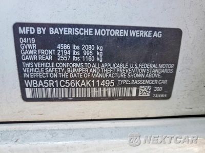 Zdjęcie 13 z 13 samochodu: 2019 BMW 330I VIN:WBA5R1C56KAK11495 - miniatura