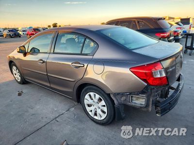 Drugie zdjęcie samochodu z przodu: 2012 HONDA CIVIC LX VIN:2HGFB2F54CH572788 - miniatura