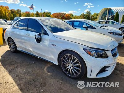 Czwarte zdjęcie samochodu z boku: 2020 MERCEDES-BENZ C 43 AMG VIN:55SWF6EB0LU333552 - miniatura
