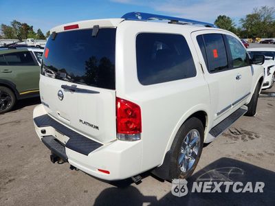 Trzecie zdjęcie samochodu z tyłu: 2014 NISSAN ARMADA PLATINUM VIN:5N1AA0NE4EN609815 - miniatura