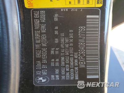 Zdjęcie 13 z 13 samochodu: 2008 BMW X3 3.0SI VIN:WBXPC93408WJ17758 - miniatura
