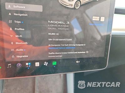 Zdjęcie 9 z 12 samochodu: 2022 TESLA MODEL 3 VIN:5YJ3E1EB6NF272284 - miniatura