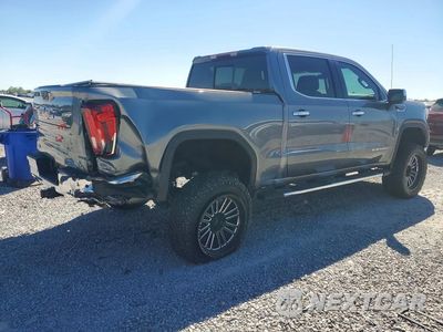 Trzecie zdjęcie samochodu z tyłu: 2021 GMC SIERRA K1500 SLT VIN:1GTU9DEL0MZ222587 - miniatura