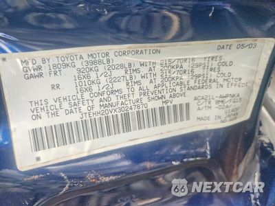 Zdjęcie 13 z 13 samochodu: 2003 TOYOTA RAV4 BASE VIN:JTEHH20VX30247870 - miniatura