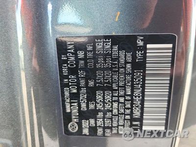 Zdjęcie 13 z 13 samochodu: 2022 HYUNDAI PALISADE SEL VIN:KM8R34HE8NU435091 - miniatura