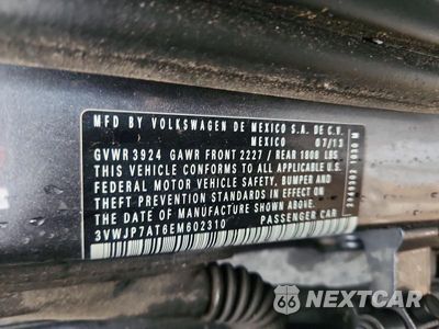 Zdjęcie 12 z 12 samochodu: 2014 VOLKSWAGEN BEETLE VIN:3VWJP7AT6EM602310 - miniatura