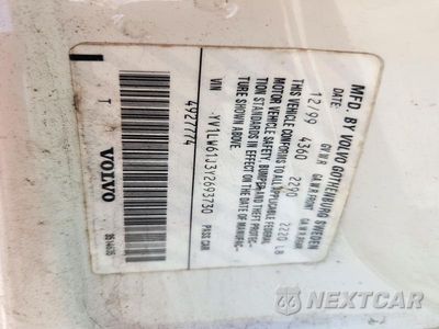 Zdjęcie 12 z 12 samochodu: 2000 VOLVO V70 BASE VIN:YV1LW61J3Y2693730 - miniatura