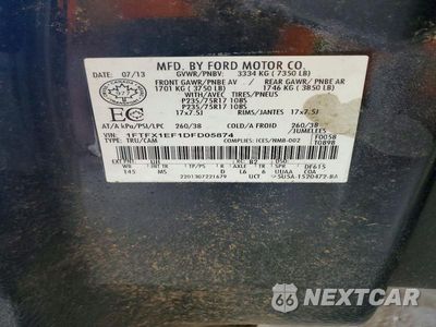 Zdjęcie 12 z 12 samochodu: 2011 FORD F150 SUPER CAB VIN:1FTFX1EF8BFD05819 - miniatura